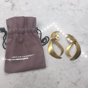 Herve Van Der Straeten 24K Vermeil Earrings